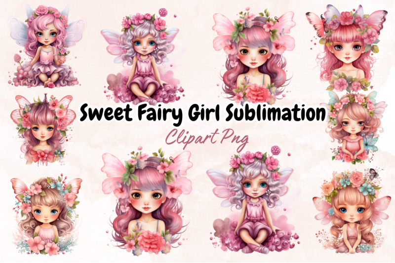 sweet-fairy-girl-sublimation-clipart