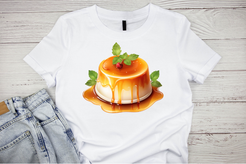 watercolor-creme-caramel-clipart