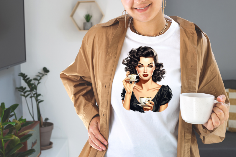 vintage-pin-up-black-coffee-girl-bundle