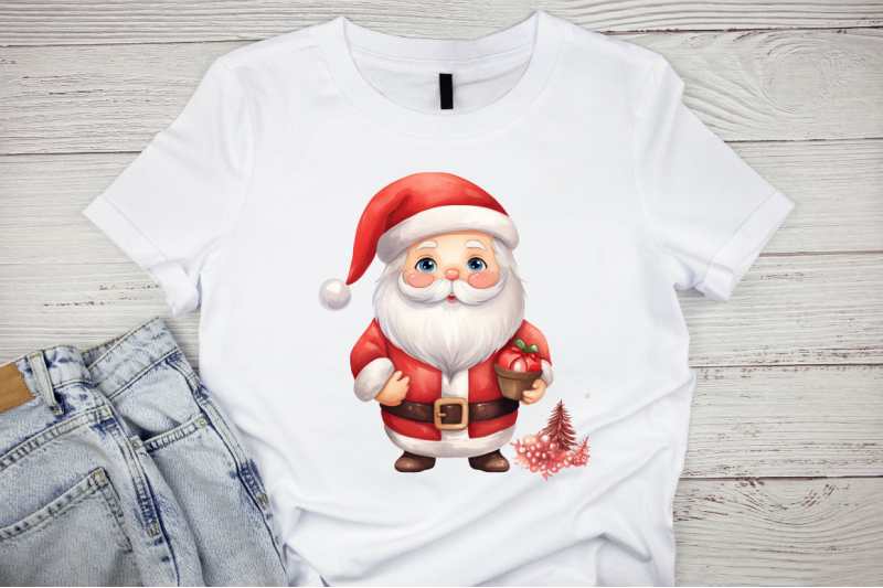 santa-claus-watercolor-clipart-bundle