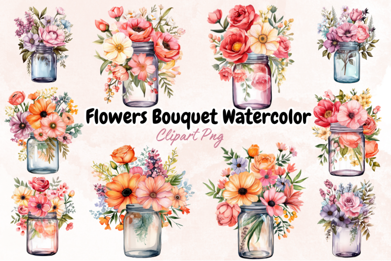 flowers-bouquet-watercolor-clipart