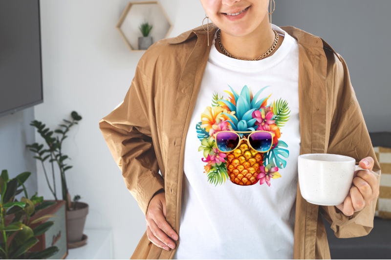 pineapple-summer-sublimation-clipart