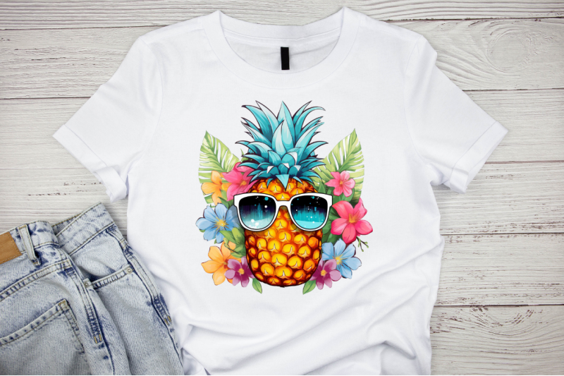 pineapple-summer-sublimation-clipart