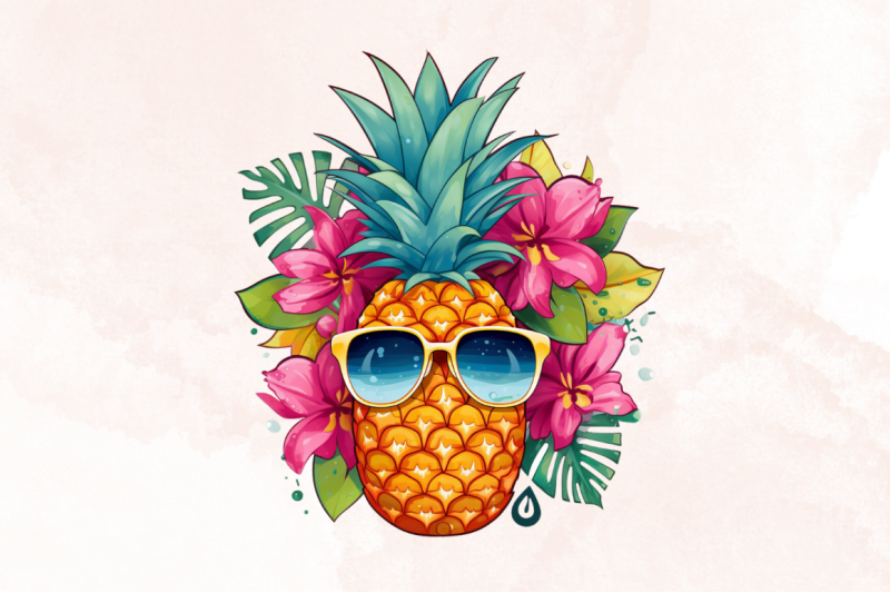 pineapple-summer-sublimation-clipart