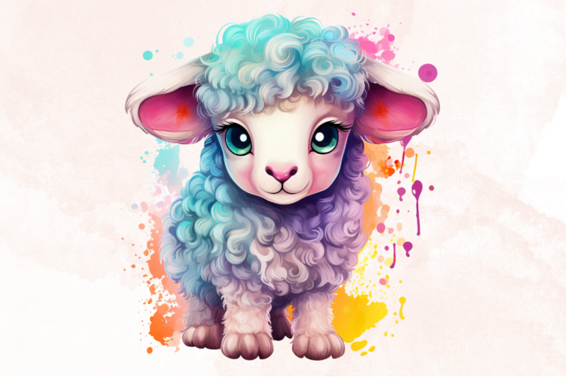 cute-colorful-sheep-sublimation-clipart