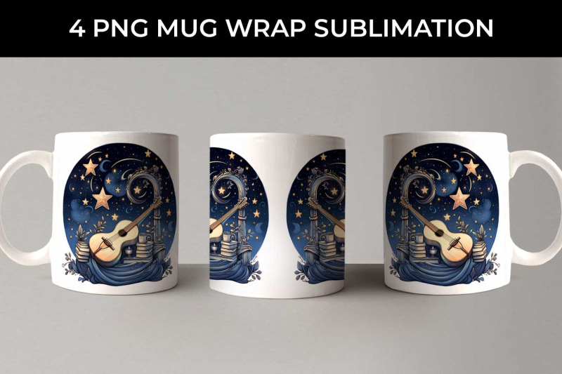 celestial-serenade-boho-mug-wrap-sublimation-bundle