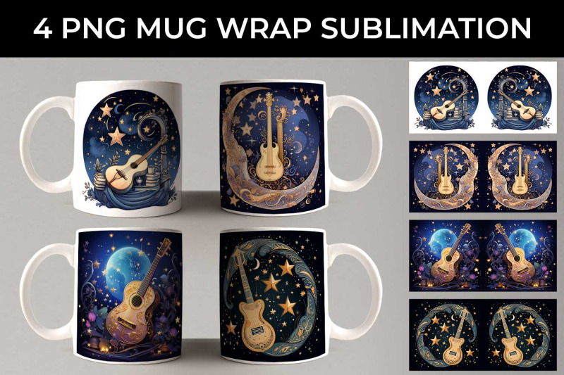 celestial-serenade-boho-mug-wrap-sublimation-bundle