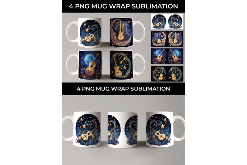 celestial-serenade-boho-mug-wrap-sublimation-bundle