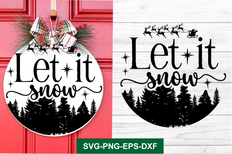 christmas-round-sign-svg-bundle