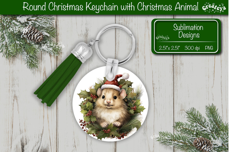 christmas-keychain-png-sublimation-christmas-cute-animal-png