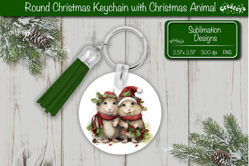 christmas-keychain-png-sublimation-christmas-cute-animal-png