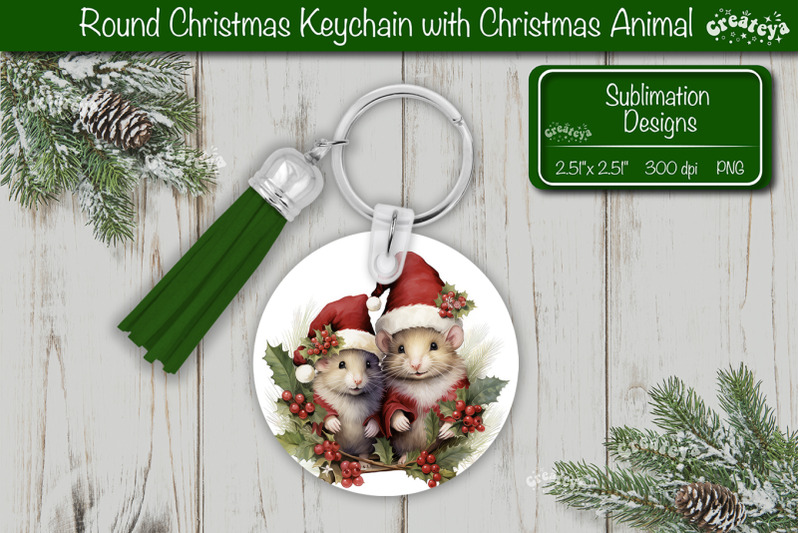 christmas-keychain-png-sublimation-christmas-cute-animal-couple-png