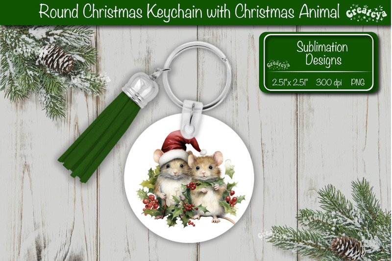 christmas-keychain-png-sublimation-christmas-cute-animal-png