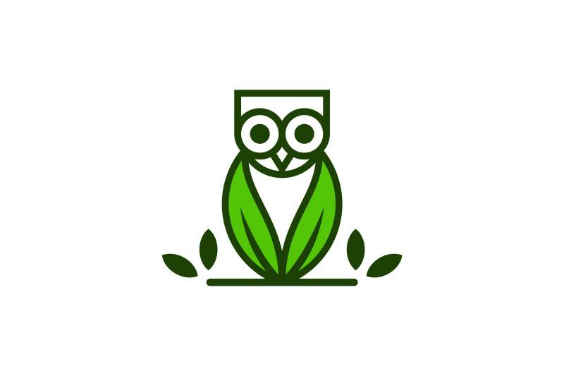 owl-leaf-vector-template-logo-design