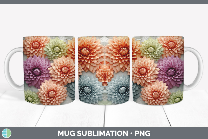 3d-dahlia-flowers-mug-wrap-sublimation-coffee-cup-design