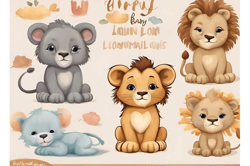 cute-baby-lion-animals-sublimation