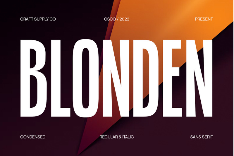 blonden-condensed-sans-serif