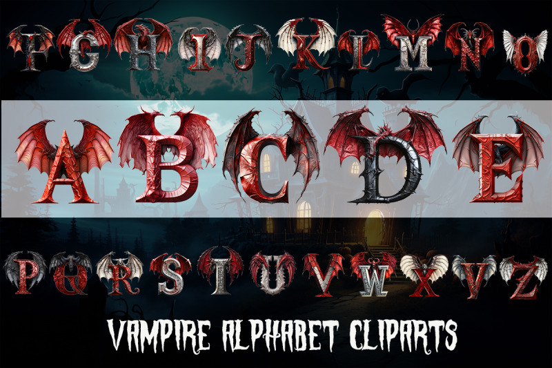 vampire-alphabet-cliparts-bundle