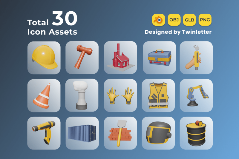 labour-day-3d-icon-pack-vol-1