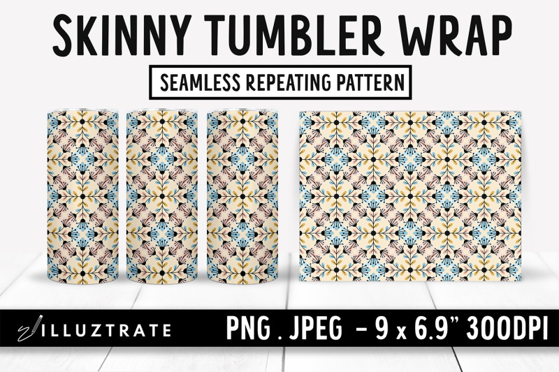 geometric-pattern-skinny-tumbler-wrap-geometric-tumbler-png