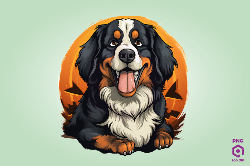 halloween-bernese-mountain-dog-dog-1