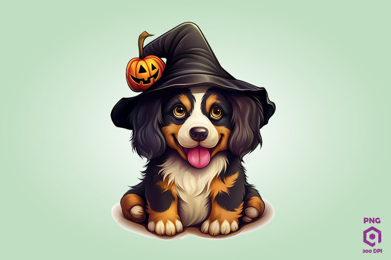 halloween-bernese-mountain-dog-dog