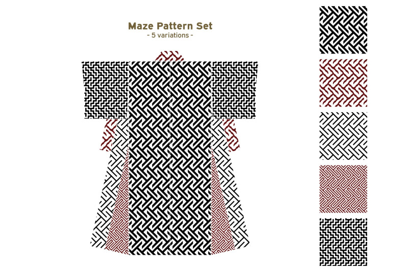 maze-pattern-set-7