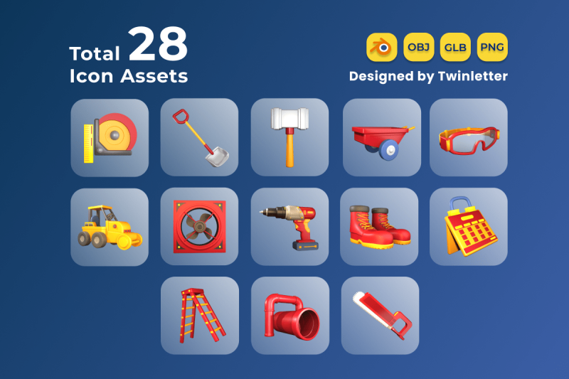 labour-day-3d-icon-pack-vol-3
