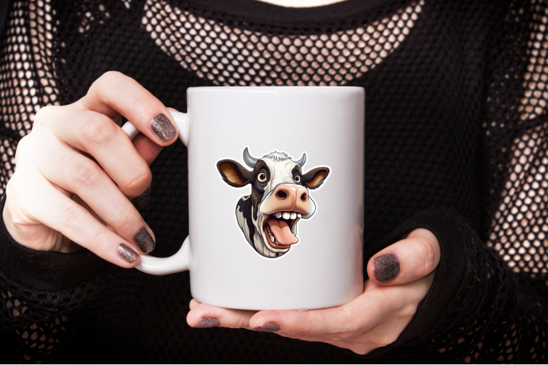 funny-cow-face-stickers-sublimation