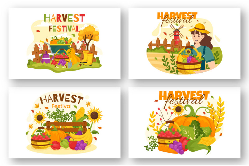 15-happy-harvest-festival-illustration