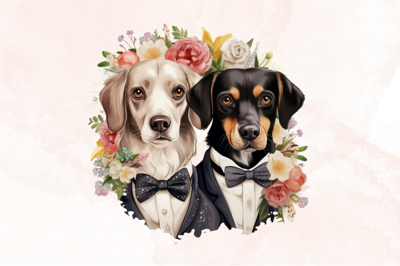 dog-bride-and-dog-groom-sublimation