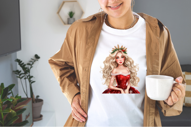 christmas-princess-sublimation-clipart