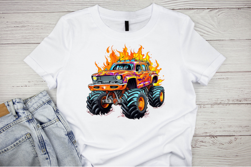 colorful-monster-truck-clipart-bundle