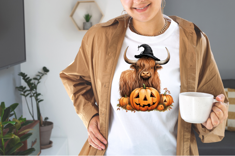 halloween-highland-cow-clipart-bundle