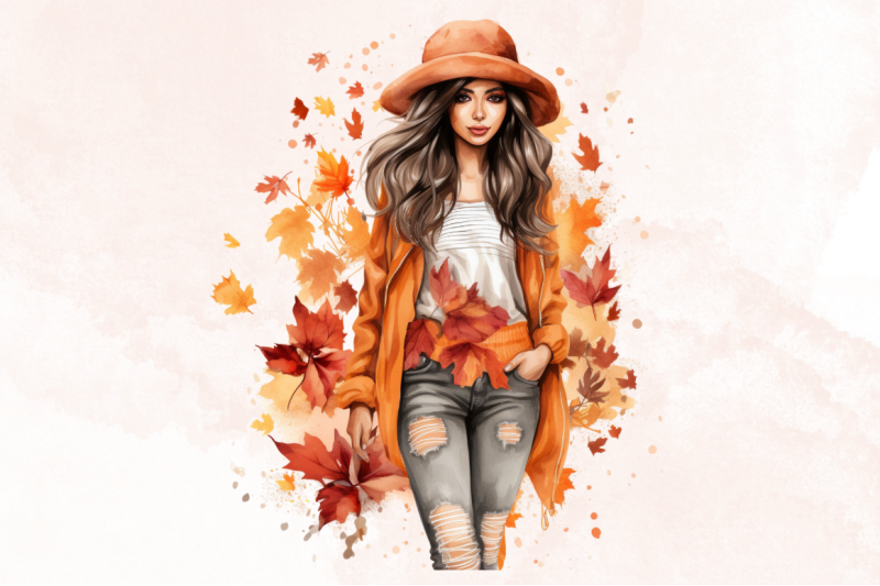 autumn-fashion-girl-sublimation-clipart