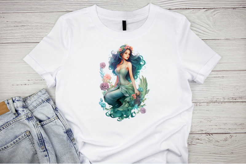 beautiful-mermaid-sublimation-clipart