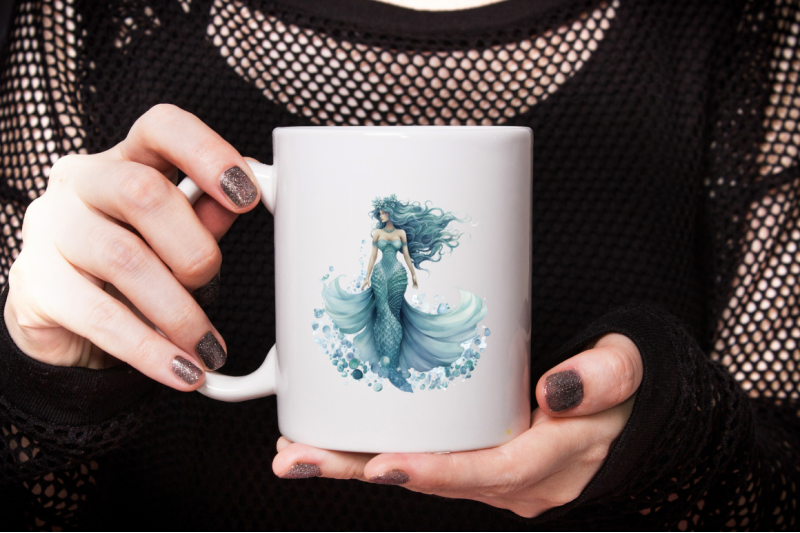 beautiful-mermaid-sublimation-clipart