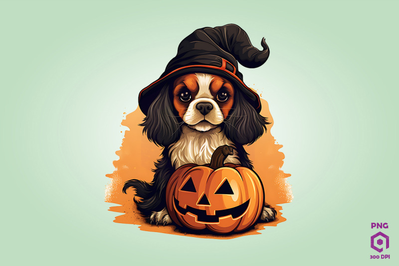 halloween-spaniel-dog-clipart