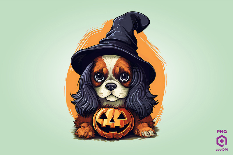 halloween-spaniel-dog-clipart