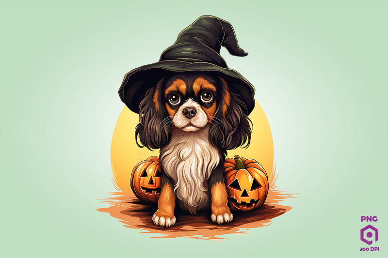 halloween-spaniel-dog-clipart