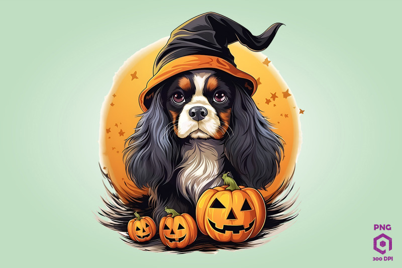 halloween-spaniel-dog-clipart