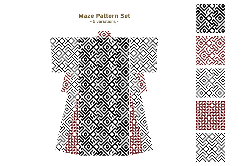 maze-pattern-set-10