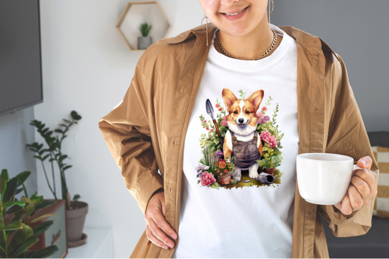 corgi-bundle-sublimation-clipart