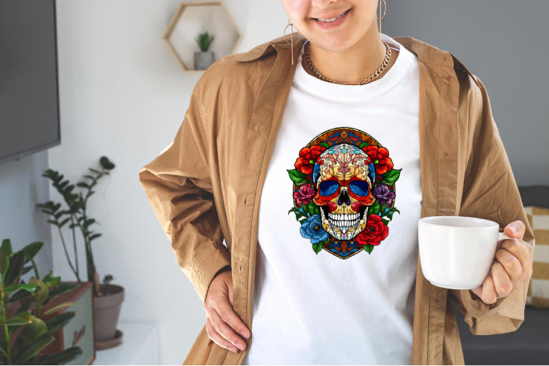 flower-skull-stained-glass-sublimation