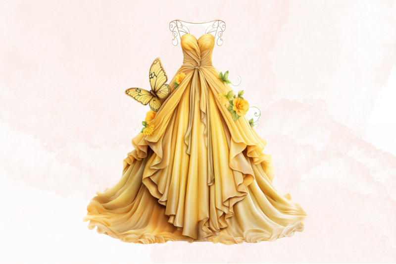 pretty-fairy-dress-sublimation-clipart