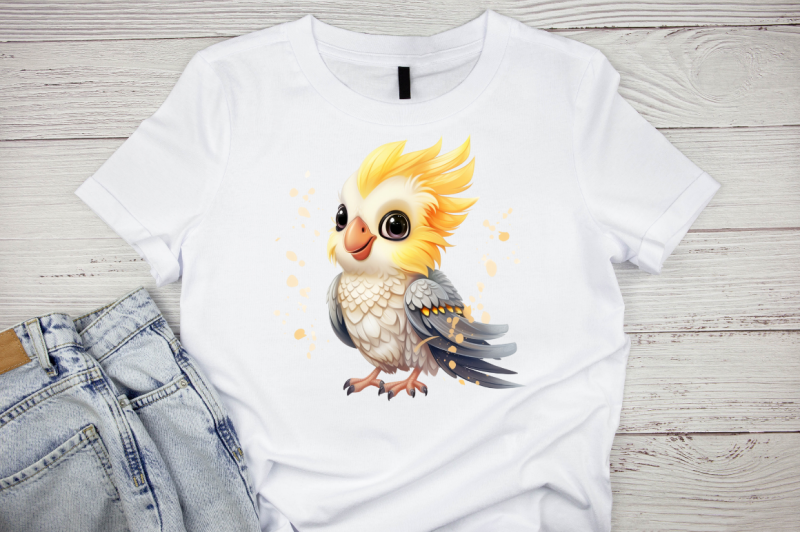 cute-lutino-cockatiel-clipart