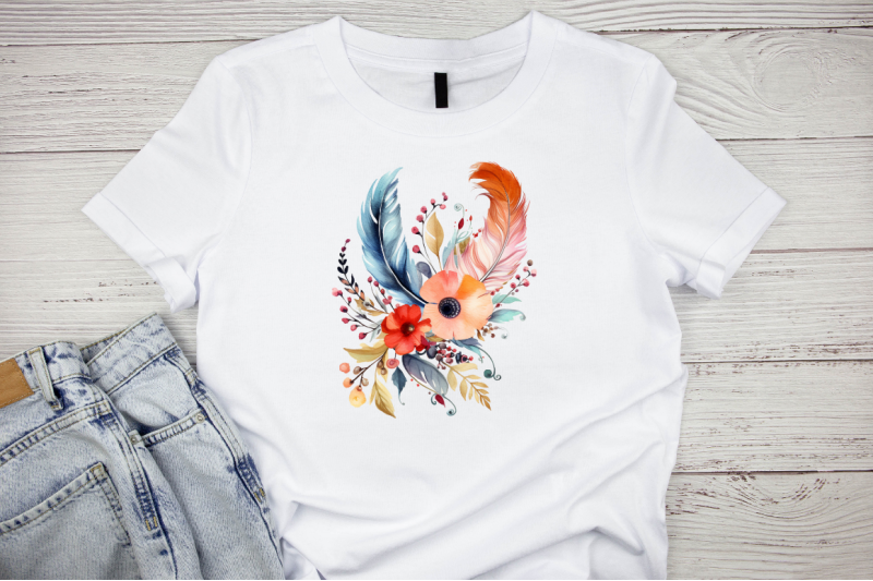 floral-feather-watercolor-sublimation