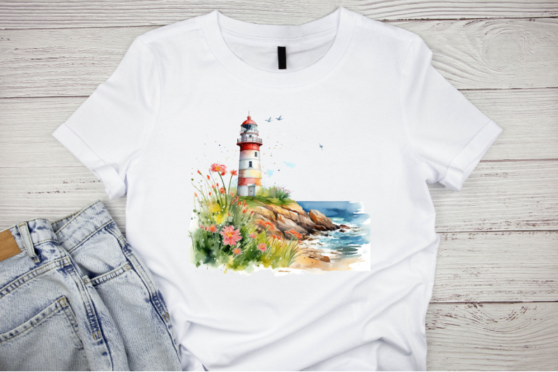 lighthouse-watercolor-sublimation