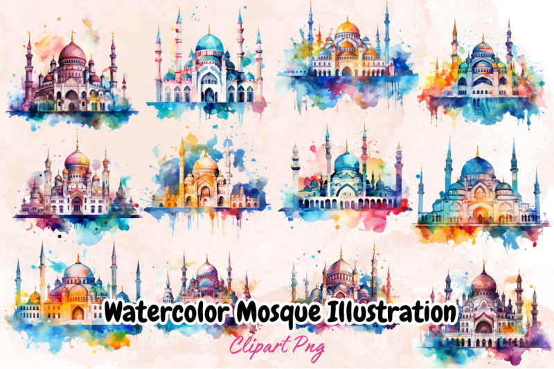 watercolor-mosque-illustration-clipart