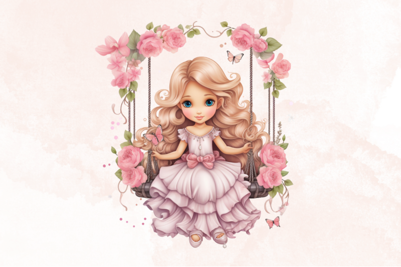 cute-little-princess-sublimation-clipart